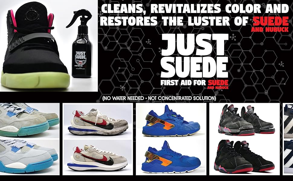 Just Suede before and after results, how to clean suede, suede shoe cleaner results