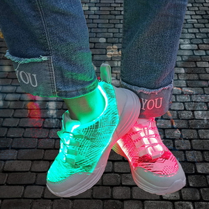 Fiber Optic led light up shoes for toddler boys girls kids