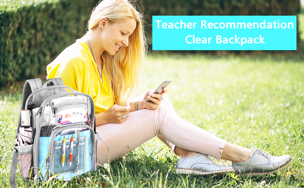clear backpack computer bag school bag