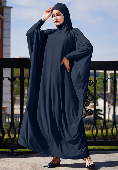 Muslim Dress for Women Islamic Dubai Robe Loose Kaftan Gown Prayer Dress Clothing