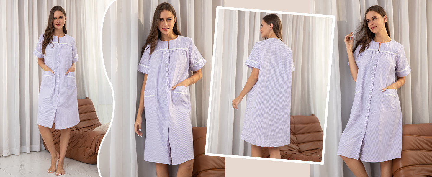 housecoat loungewear gown nightshirt