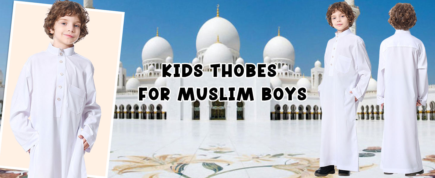 Muslim Thobe for Boys Kids