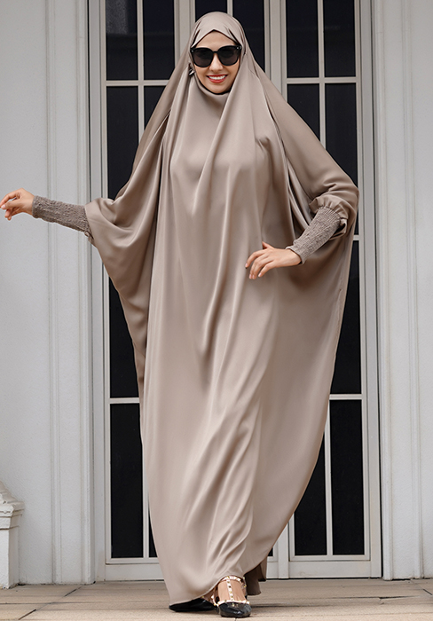 Muslim Dress for Women Islamic Dubai Robe Loose Kaftan Gown Prayer Dress Clothing