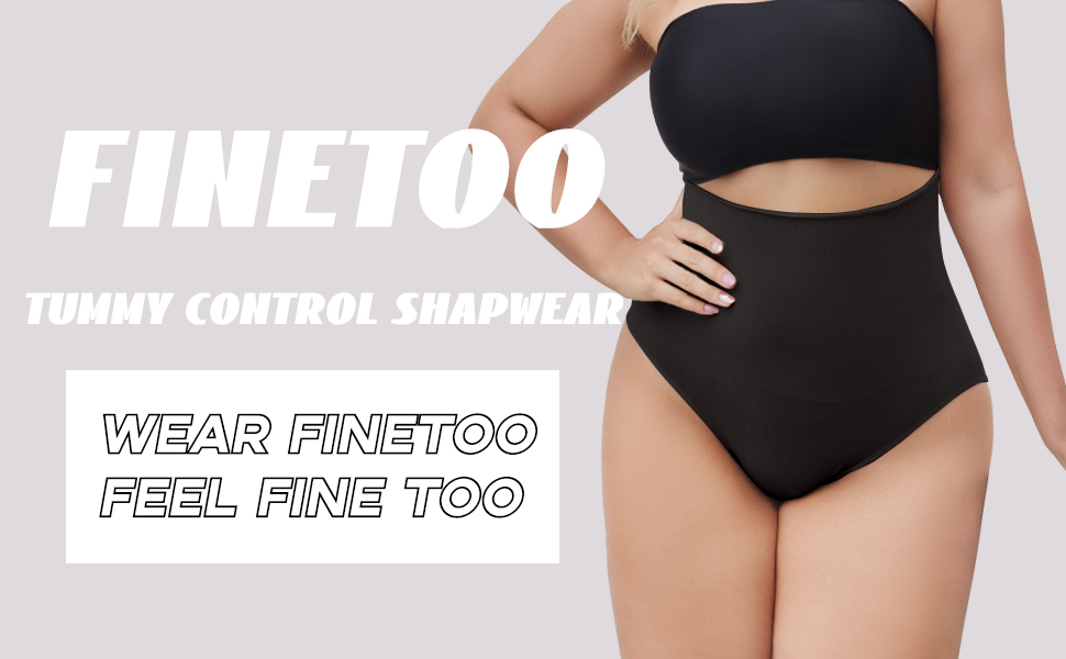 FINETOO tummy control underwear for women